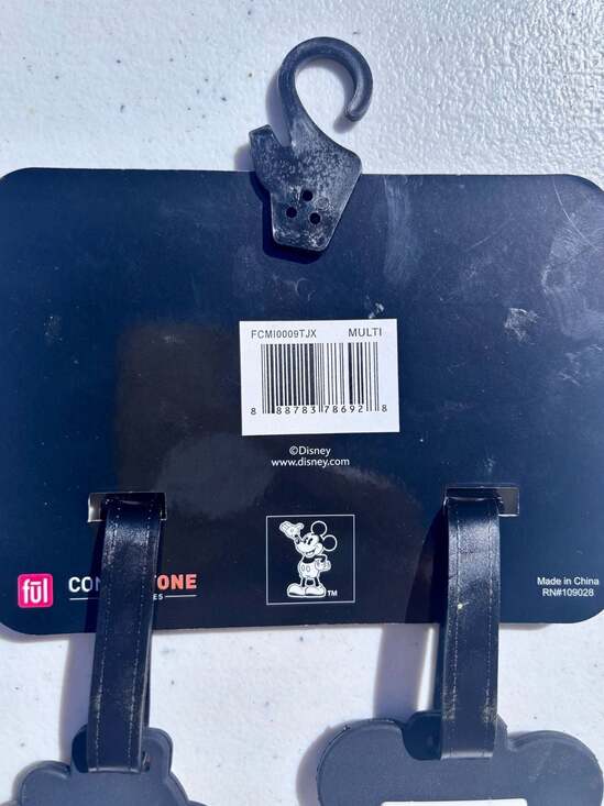 Disney Mickey & Minnie Mouse Set of 2 PVC Luggage Bag Tags - Picture 8 of 10